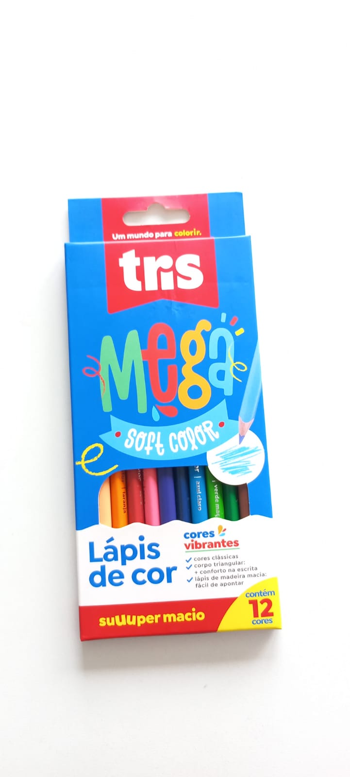 Lápis de cor Tris 12 cores